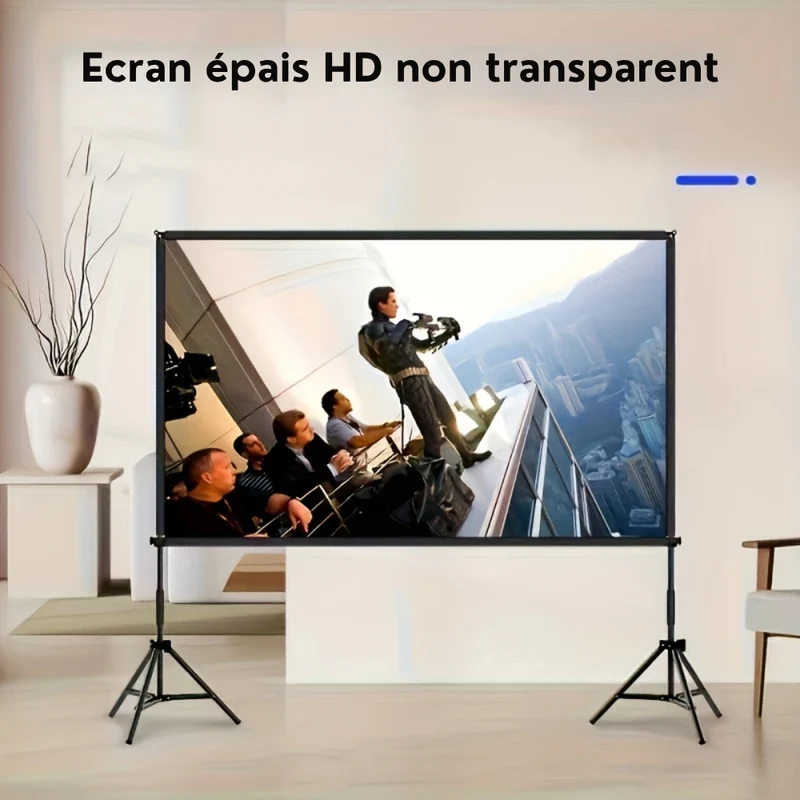 Écran de Projection Extérieur 120 Pouces avec Trépied
