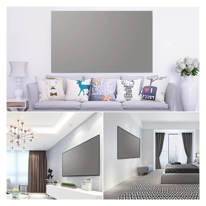 Écran de Projection Portable 4K – Toile 16:9 Home Cinéma
