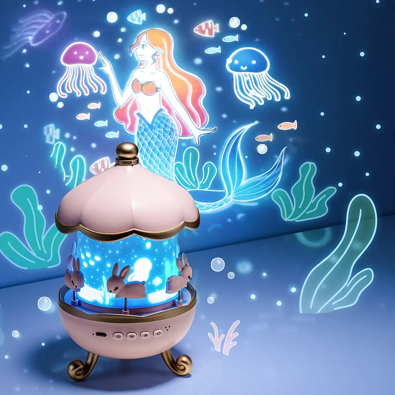 Projecteur d'Étoiles Enfant 12 Films – Veilleuse Bluetooth