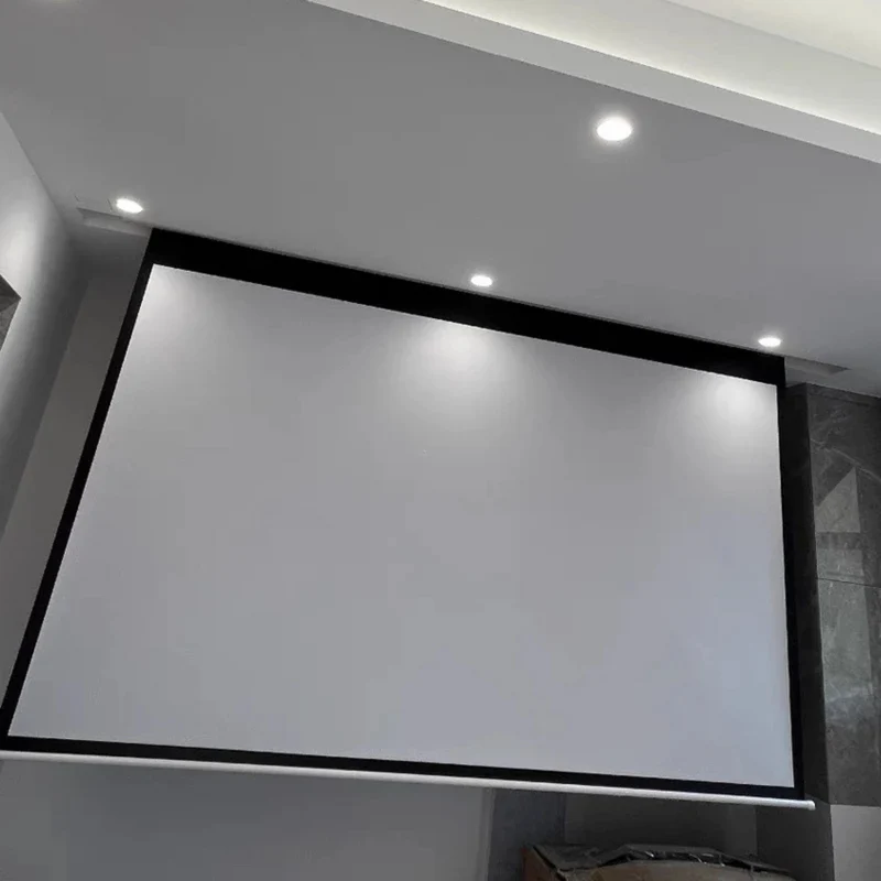 Écran projecteur HD motorisé 72" avec télécommande