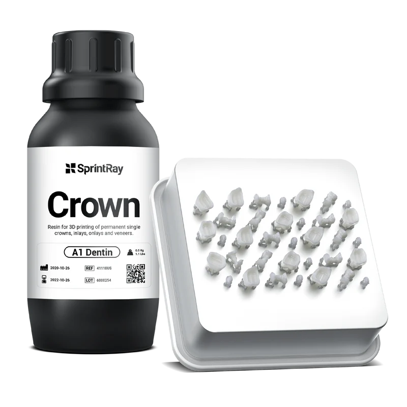 SprintRay Crown – Résine Couronne Intermédiaire 500g