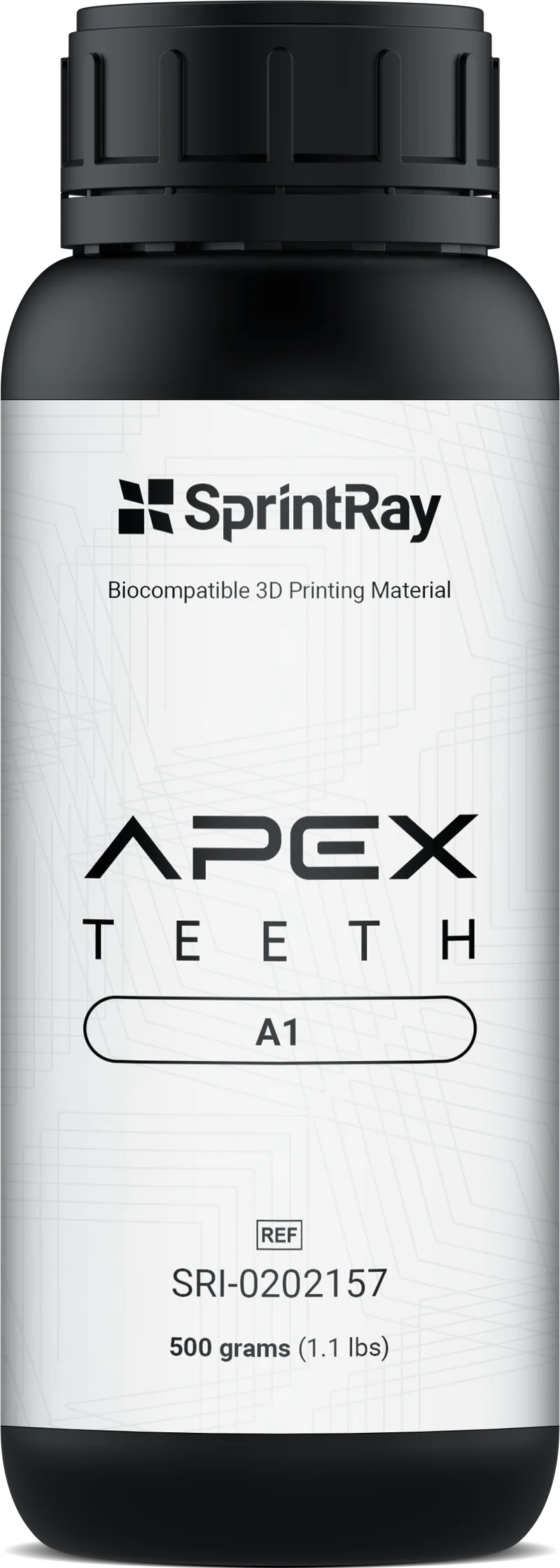 SprintRay Apex Teeth – Résine Dents Prothétiques 500g