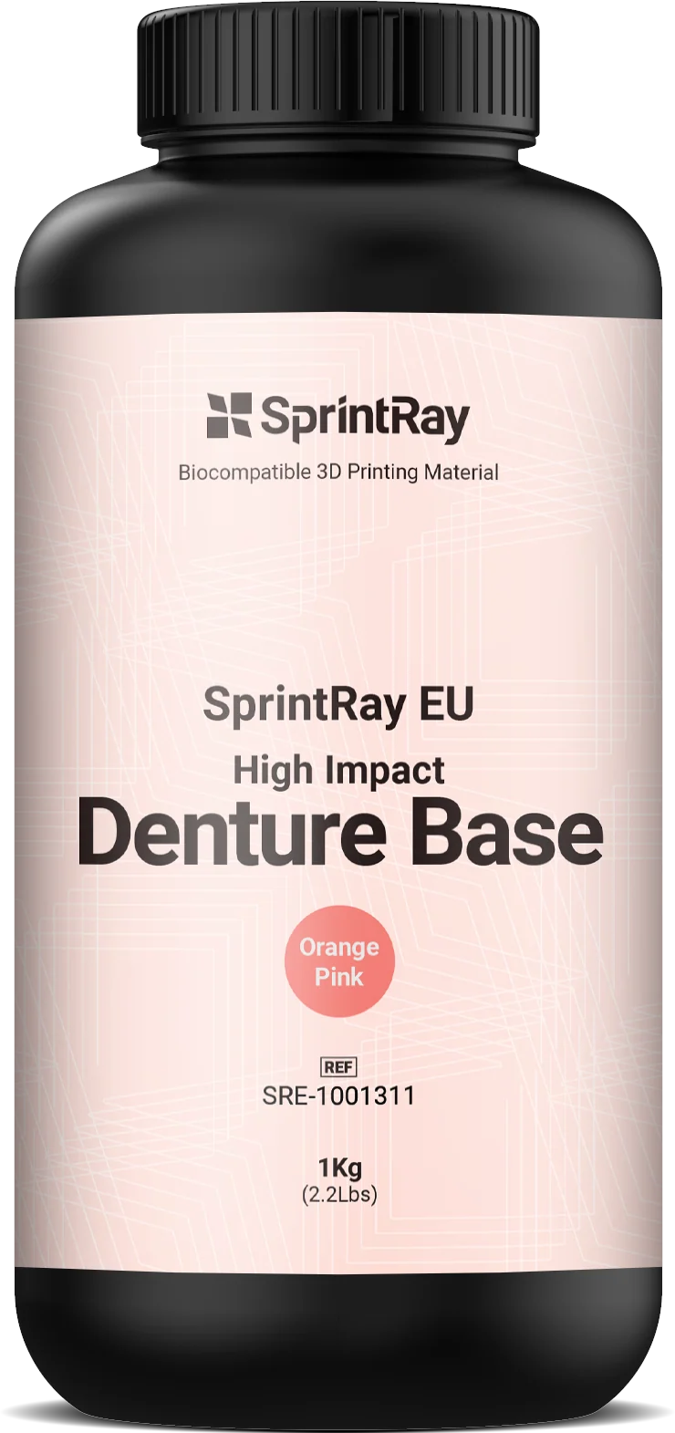 SprintRay High Impact Denture Base EU – Résine Dentier 1kg