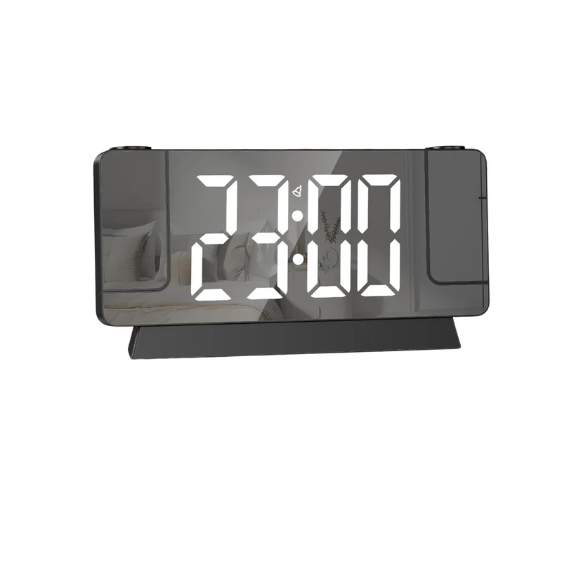Réveil Projecteur Double 180° LED - Temps et Température