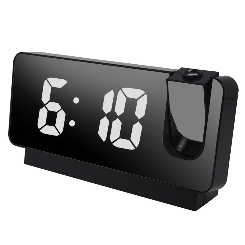 Réveil Projecteur LED Rotatif 180° Silencieux + Alarme