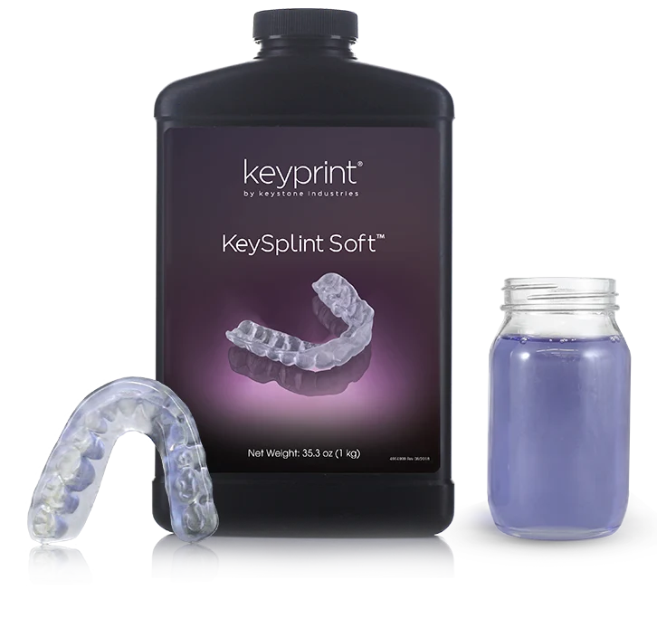 Résine pour gouttière de bruxisme Keysplint - KEYPRINT