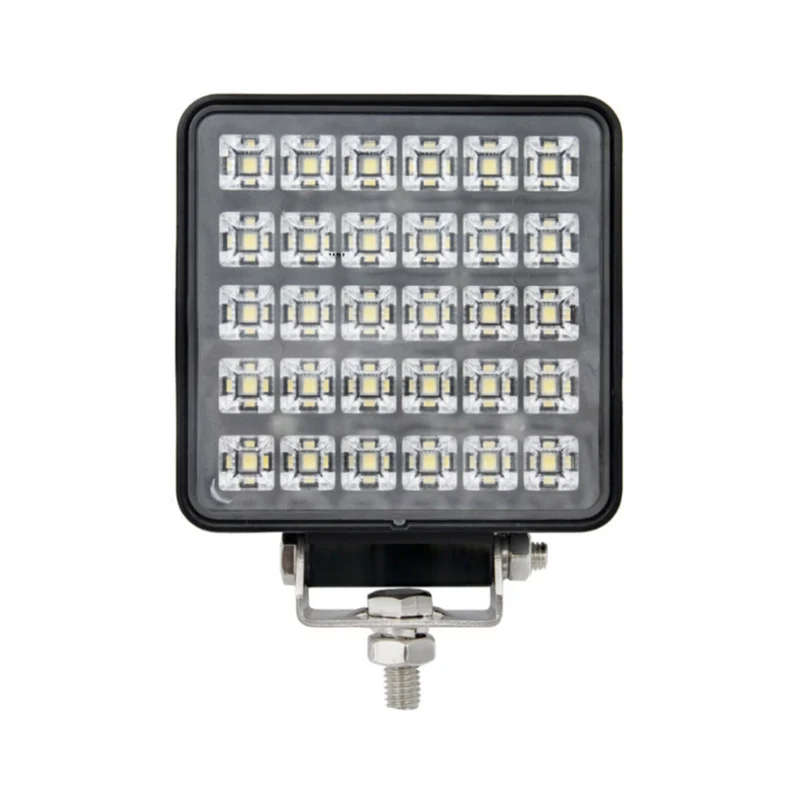 Lampe de travail LED carrée haut de gamme avec support en acier inoxydable / 30 W