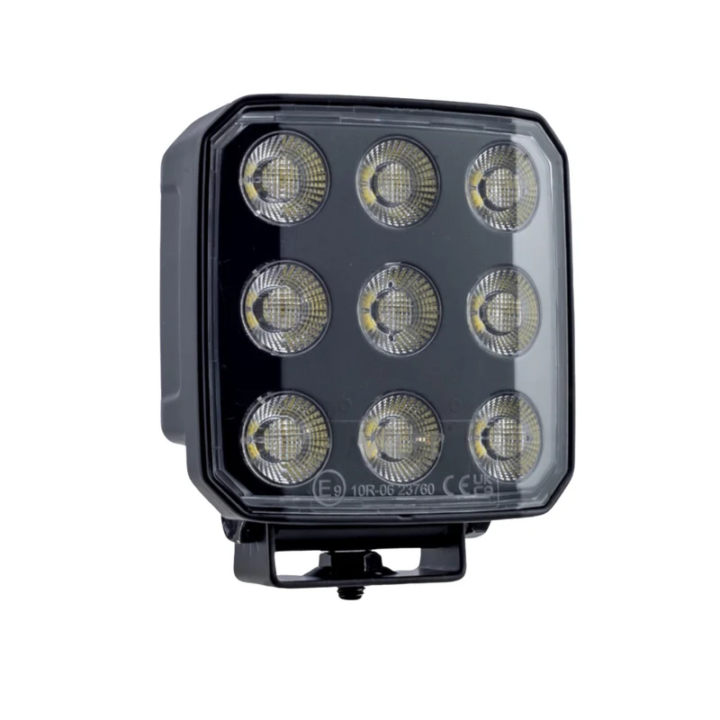 Lampe de travail à LED Dark Look avec bord incurvé / 65 W