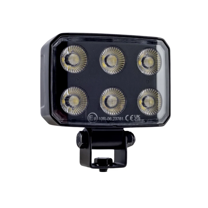Lampe de travail à LED Dark Look avec bord incurvé / 40 W