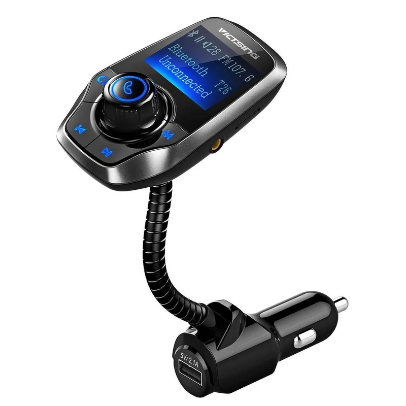 VicTsing Wireless In-Car Bluetooth FM Transmitter