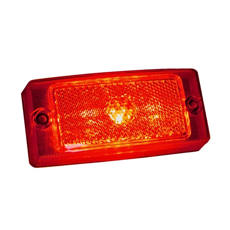 Feu de position arrière LED classique / Style Hella / Lentille rouge