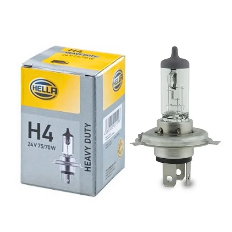 HELLA Ampoule de phare robuste 24 V H4 75/70 W pour camions