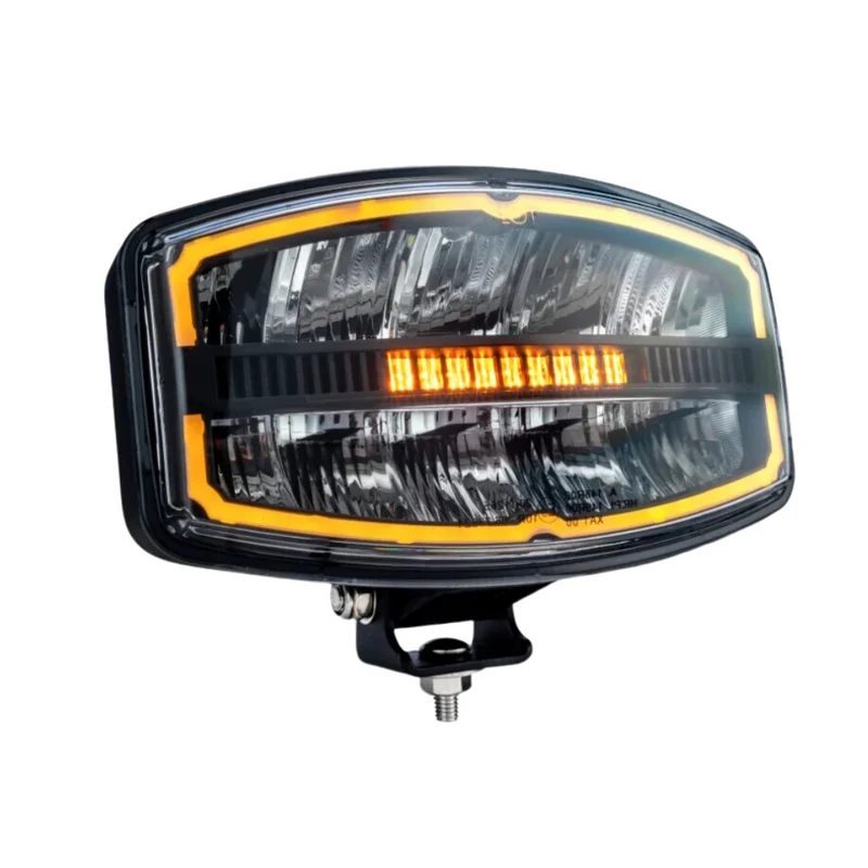 Lampe spot ovale avec lumière stroboscopique de détresse / 6000 lumens