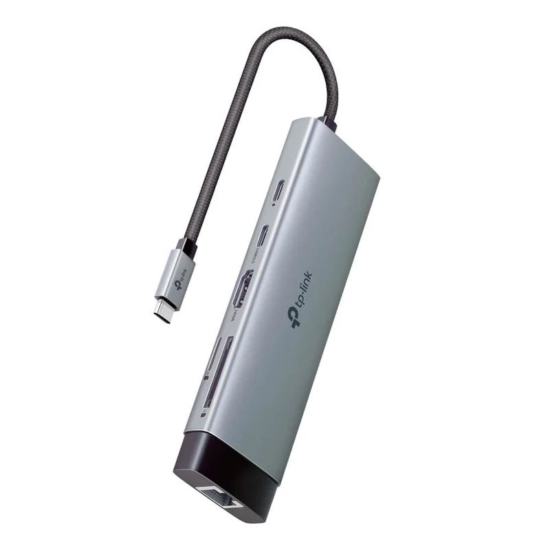 Hub USB Type-C 9 en 1 (HDMI 4K, 100w, USB 3.0, Ethernet, Carte SD, 1x USB-C, 3x USB-A, Micro SD) - TP-Link UH9120C