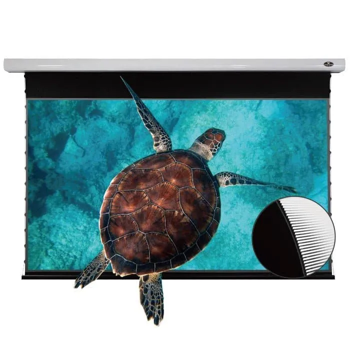VIVIDSTORM PRO Slimline Motorized Tension Drop Down UST ALR Projector Screen