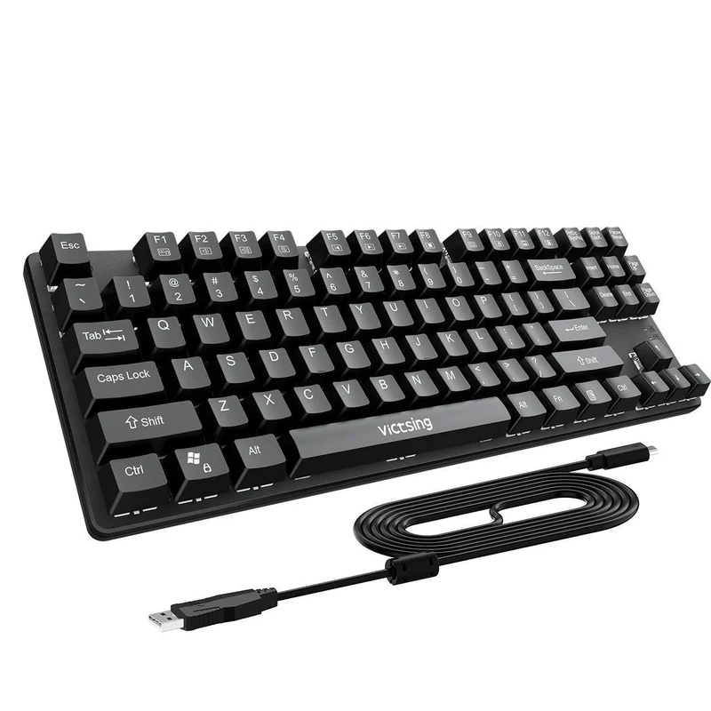 VicTsing 87 Key Mechanical Keyboard (red switch)