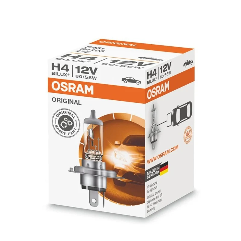 OSRAM Ampoule de phare classique H12 4 V 60/55 W