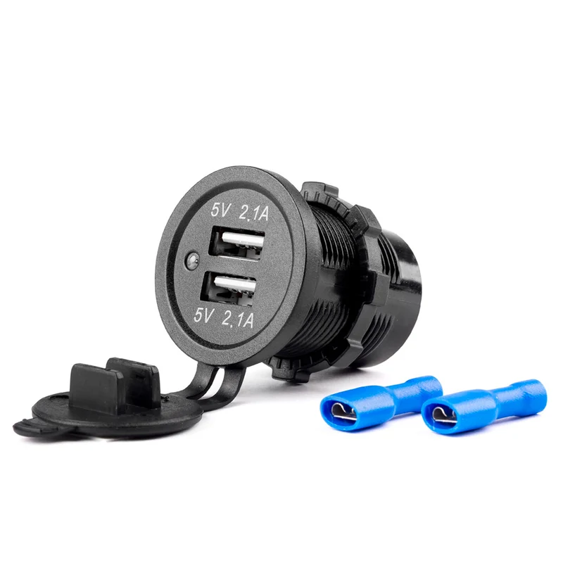 Chargeur USB double port 12/24V