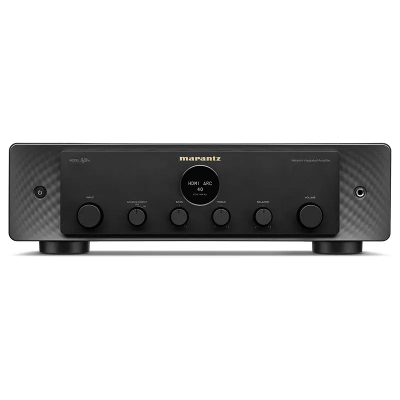 Marantz MODEL 40n Integrated Stereo Amplifier with Streaming Built In Black