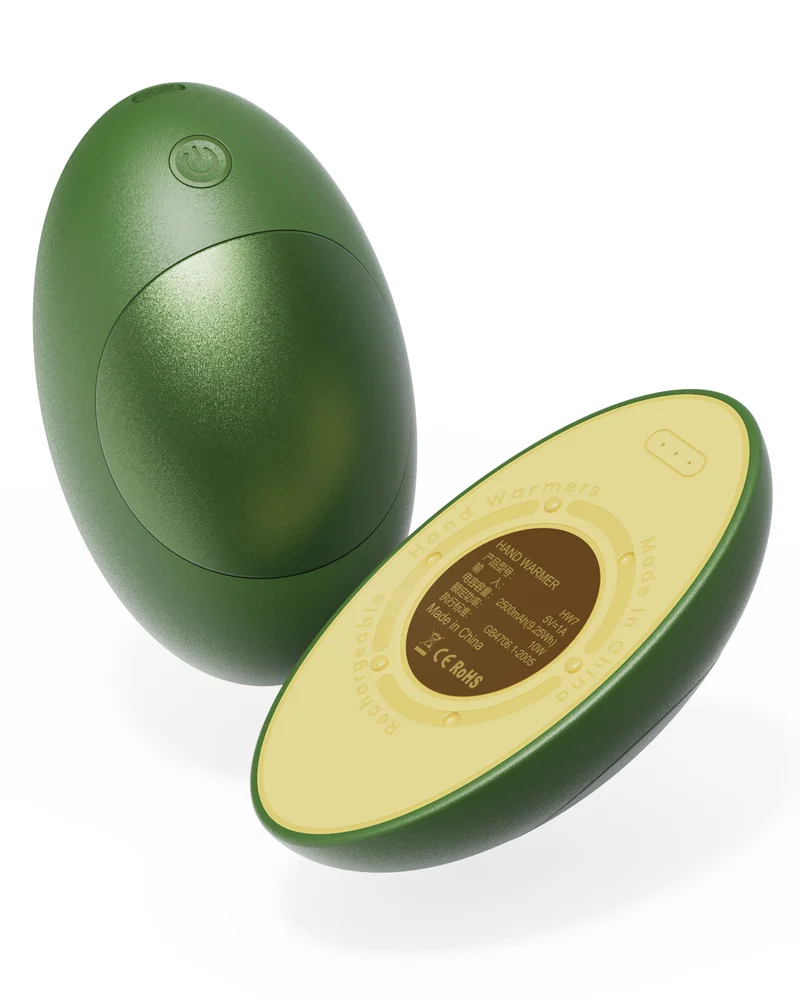Football And Avocado Shape Magnetic Hand Warmers