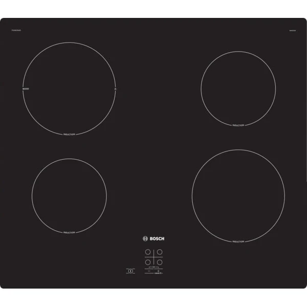 Bosch PUG61RAA5B Serie 2 Induction hob 60 cm Black surface mount without frame