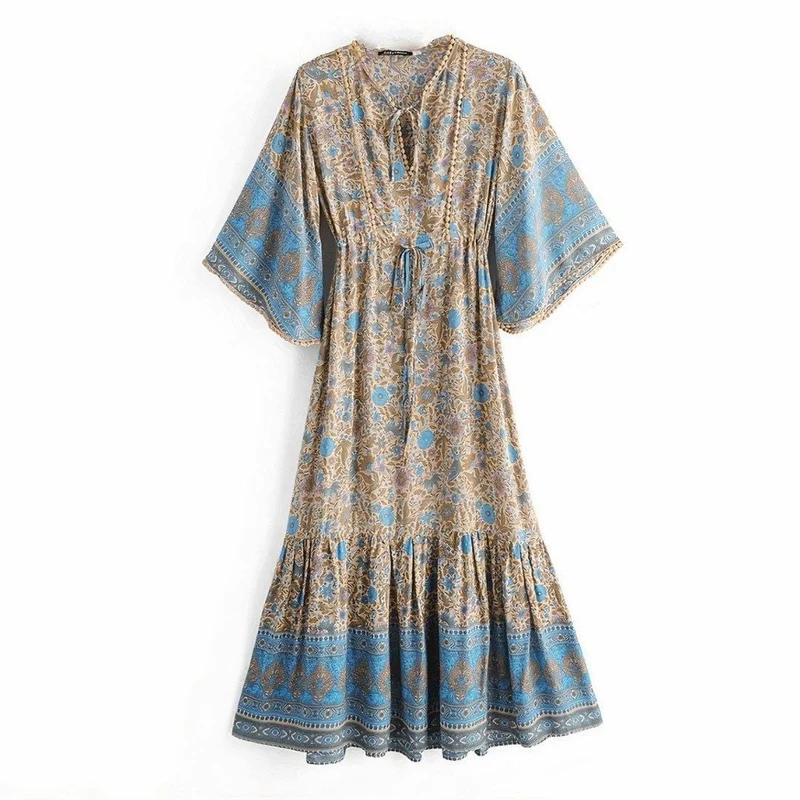 Aba Bohemian Maxi Dress