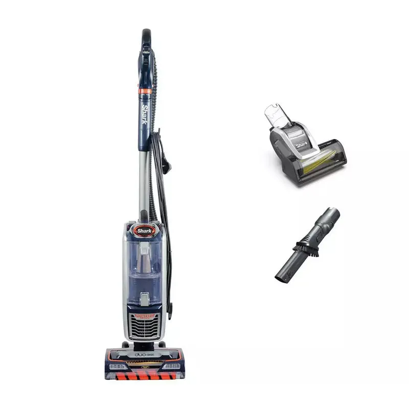 Shark® NZ801UKT Anti Hair Wrap Upright Vacuum Cleaner with Powered Lift-Away TruePet Deep Navy & Orange