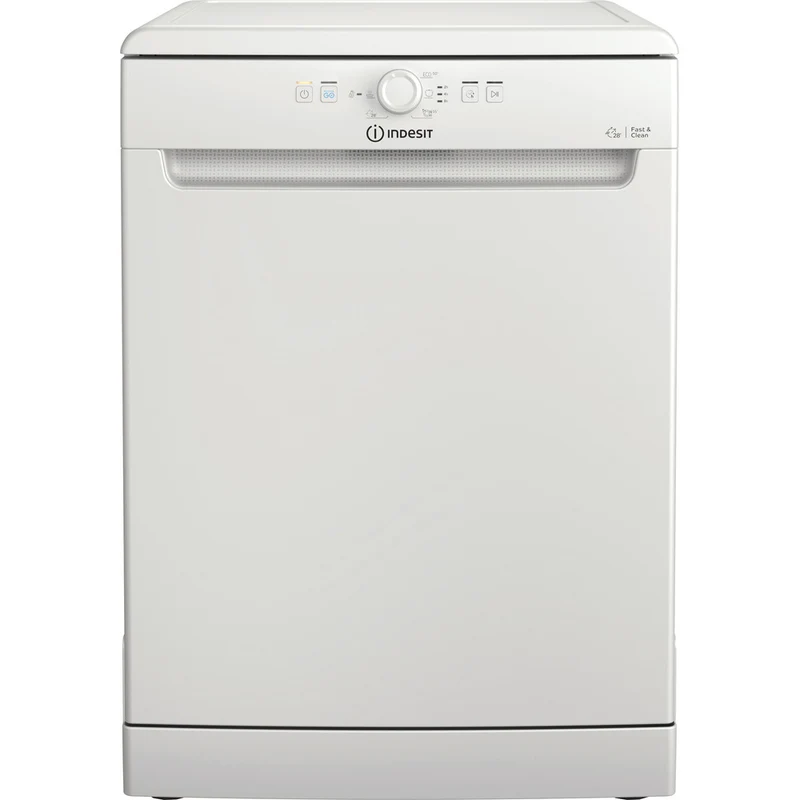 Indesit D2FHK26 Full Size Dishwasher with 14 Place Setting White