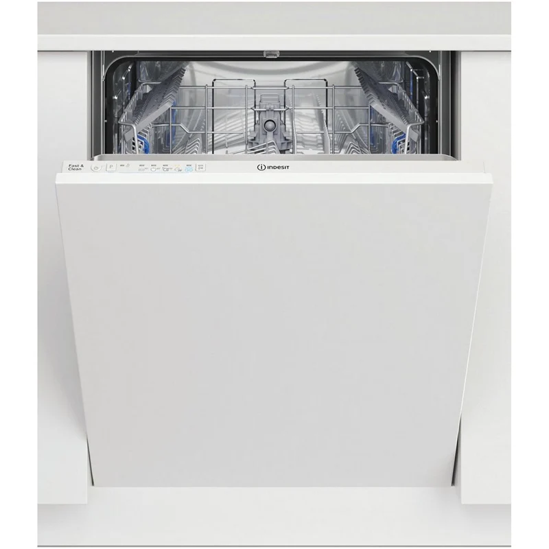 Indesit D2IHL326UK Full Size Integrated Dishwasher with 14 Place Settings White