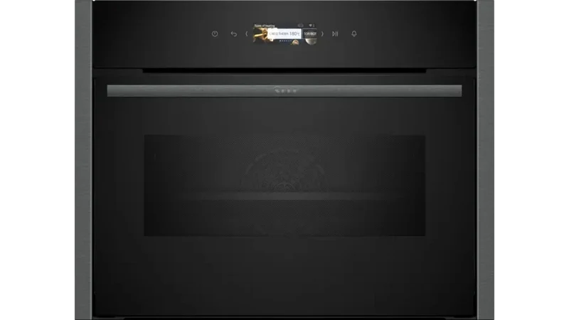 Neff C24MR21G0B N70 Built-In Compact Oven with Microwave Function Graphite