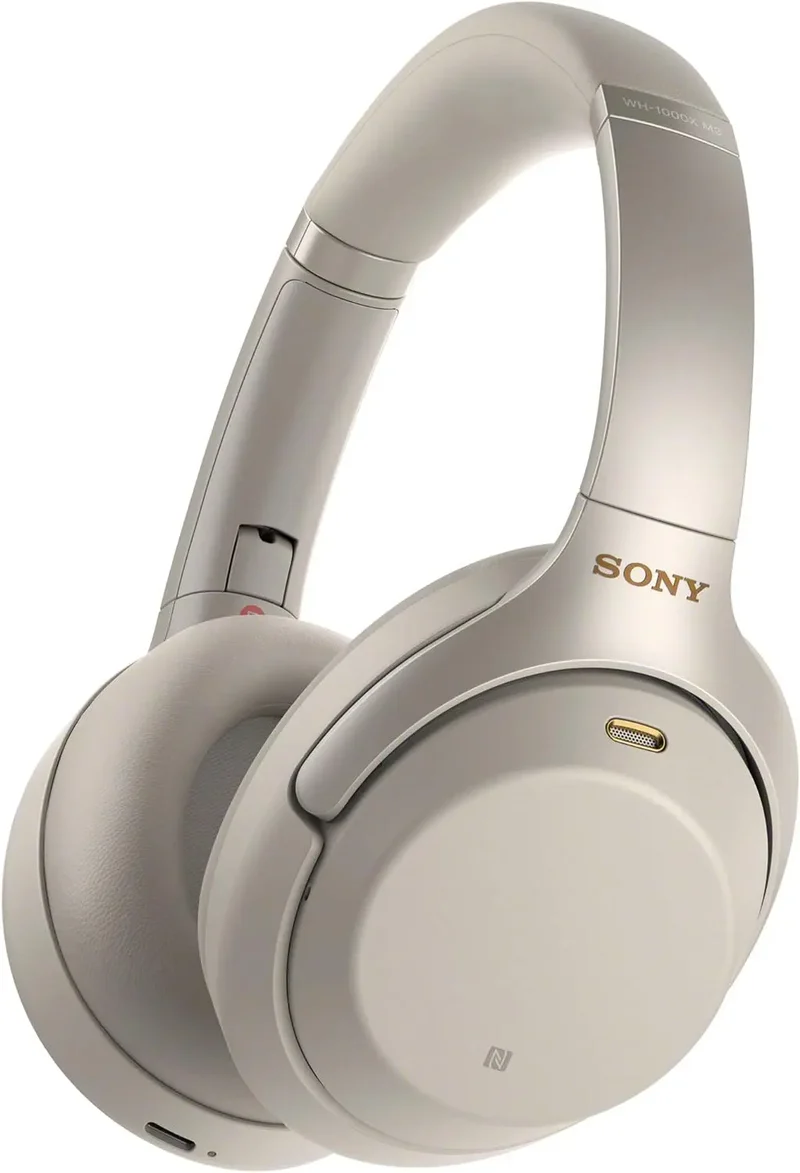 Sony WH1000XM4 Casque Bluetooth à réduction de bruit sans fil, 30 heures d'autonomie, avec micro pour appels téléphoniques,