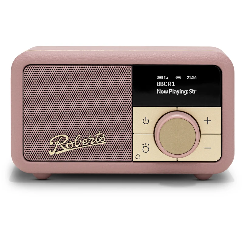 Roberts Revival Petite 2 DAB DAB+ Bluetooth Rechargeable Digital Radio Dusky Pink