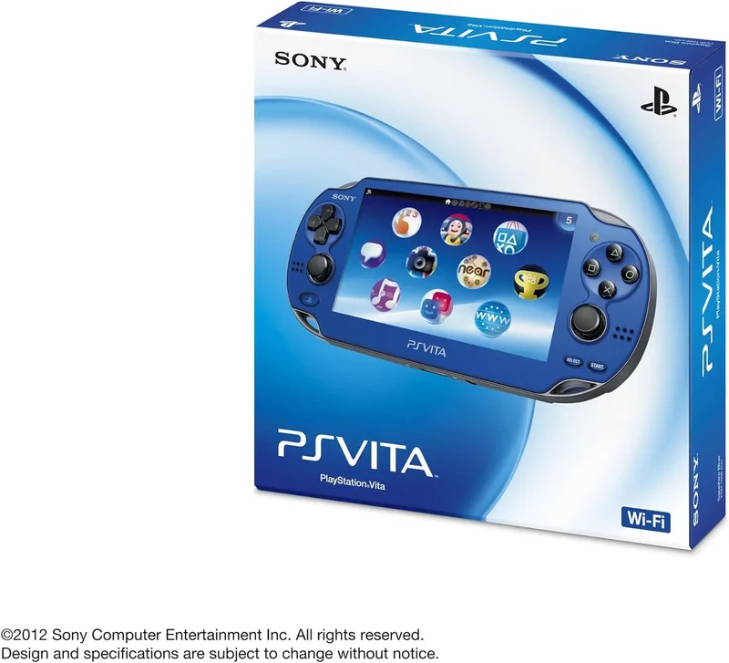 Console Playstation Vita Wifi bleu
