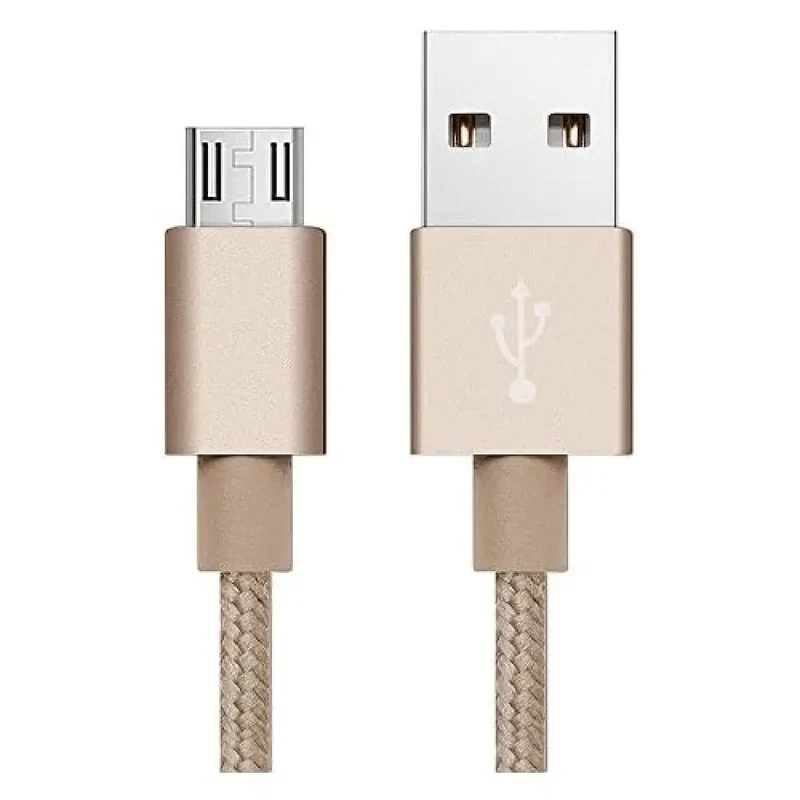 Câble Micro USB Renforcé Nylon Tressé 2m – Charge Rapide | Compatible Samsung, Sony, LG, Wiko, Motorola