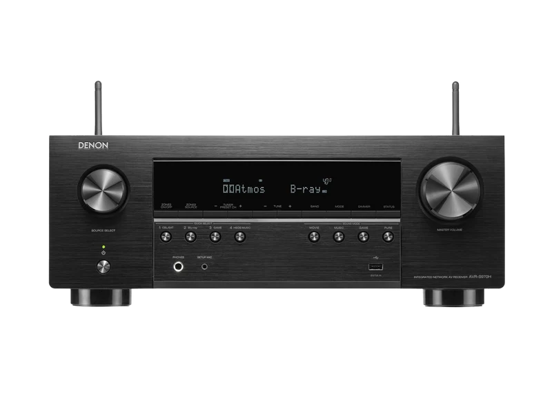 DENON AVR-S970H 7.2 Ch 185W 8K with HEOS Built-in AV Receiver