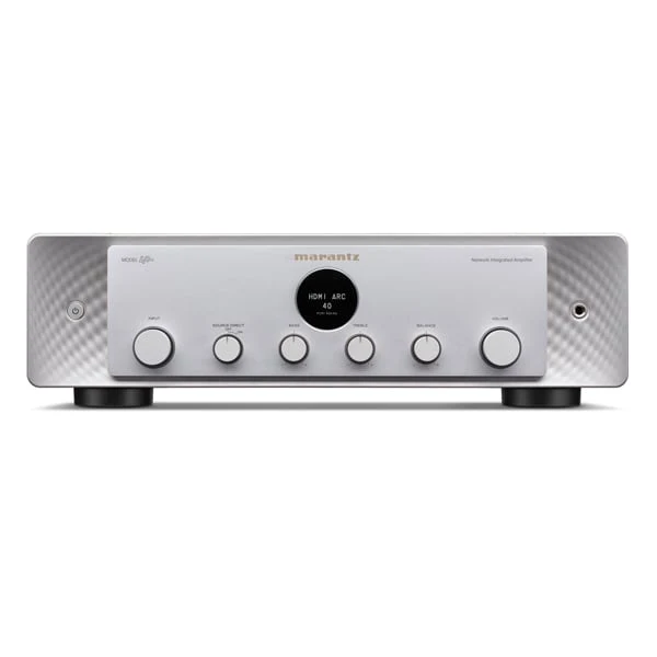 Marantz MODEL 40n Integrated Stereo Amplifier with Streaming Built In Silver Gold