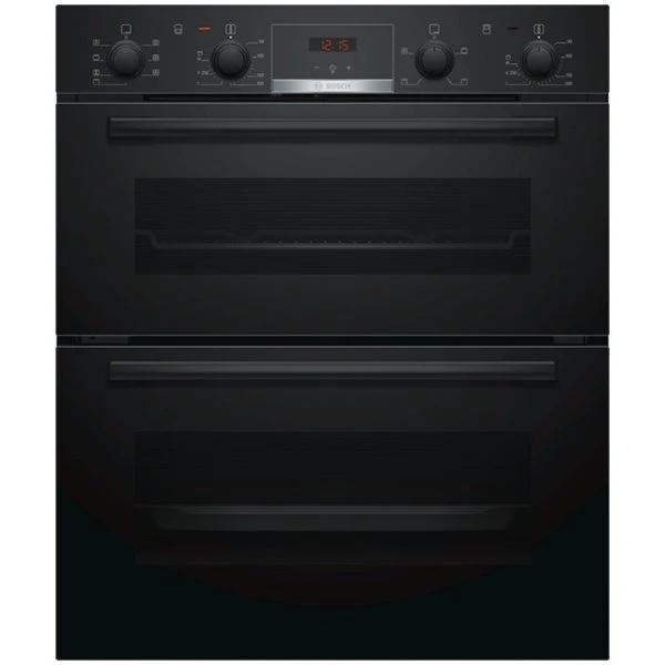 Bosch NBS533BB0B Serie 4 Built-under double oven Black