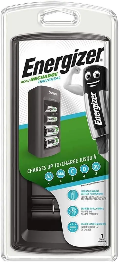 Energizer ENR Chargeur Universal BR BH3851-10-0.6-HA-4 Noir