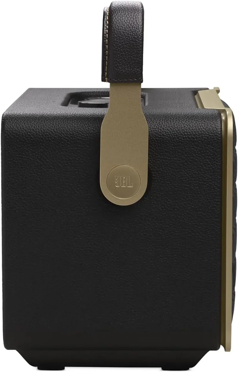 JBL Authentics 300 Enceinte Intelligente connectée Portable avec WiFi, Bluetooth et Assistants vocaux, Design rétro,