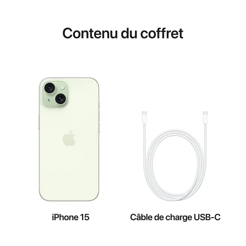 Apple iPhone 15 512 Go VERT 2024