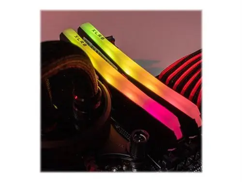 XLR8 Gaming EPIC-X RGB - DDR4 - kit - 32 Go: 2 x 16 Go - DIMM 288 broches - 3600 MHz / PC4-28800 - CL18 - 1.35 V