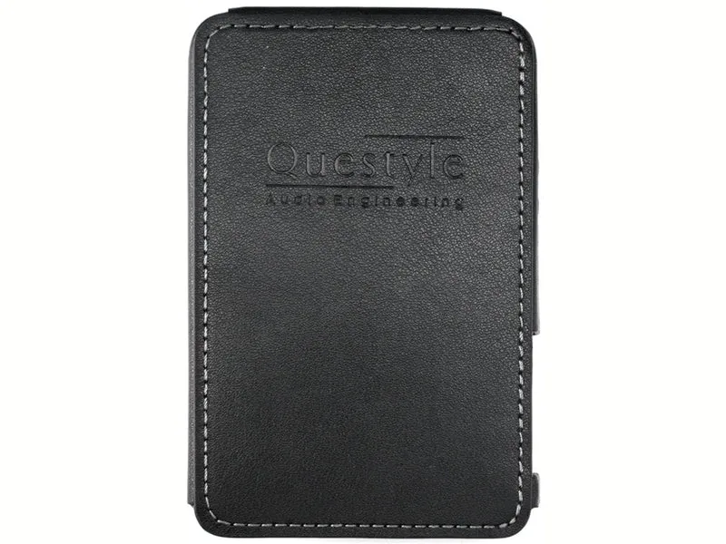 QUESTYLE Pochette SIGMA Cuir Noir