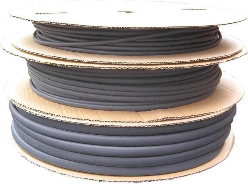 Gaine thermorétractable doublée d'adhésif / Différentes tailles / Rouleaux complets