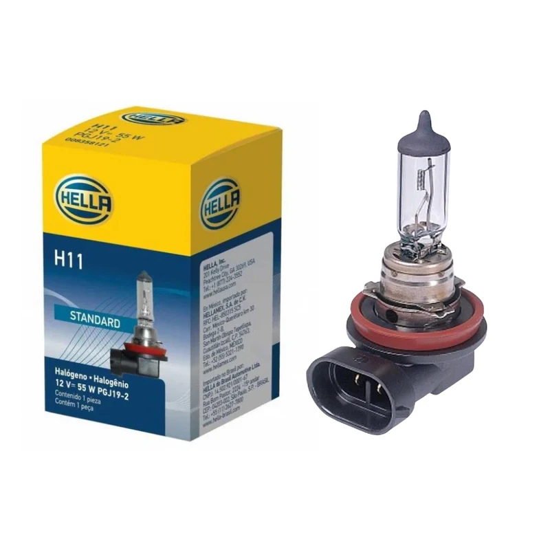 Ampoule de voiture halogène Hella 12v 55w H11