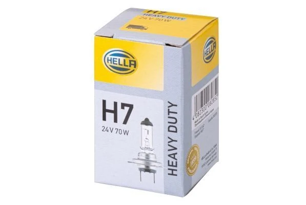 HELLA 24v 70W H7 / Ampoule de phare de camion / N° 499