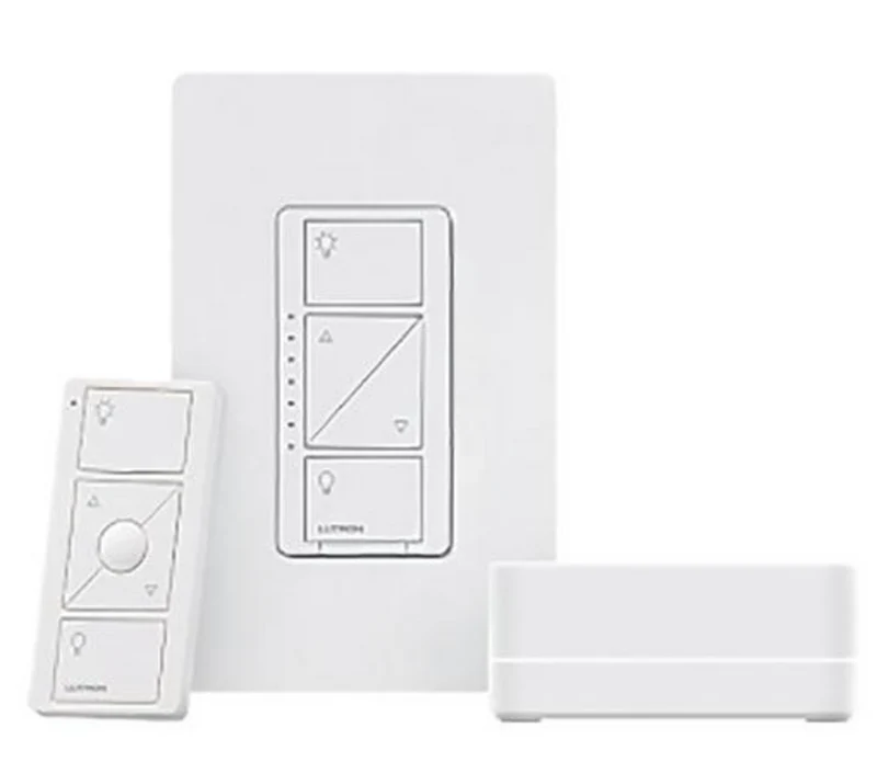 Ensemble Lutron P-BDGPRO-PKG1W-C PRO, blanc
