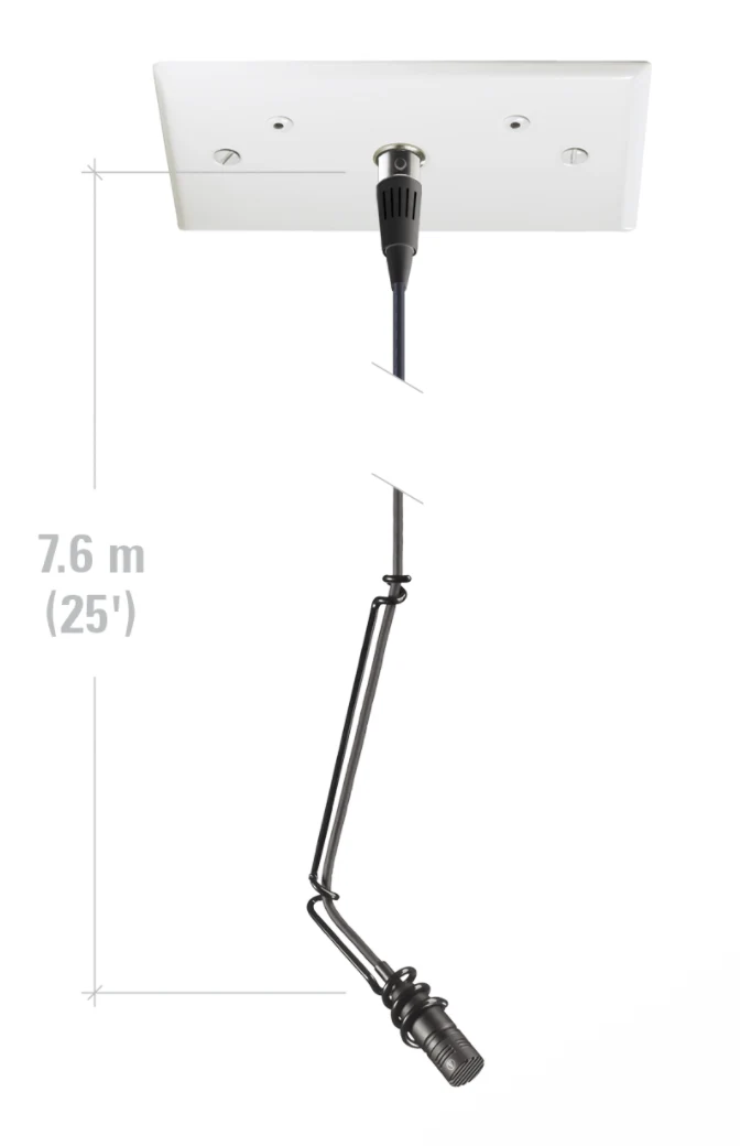 Microphone suspendu à condensateur cardioïde U853