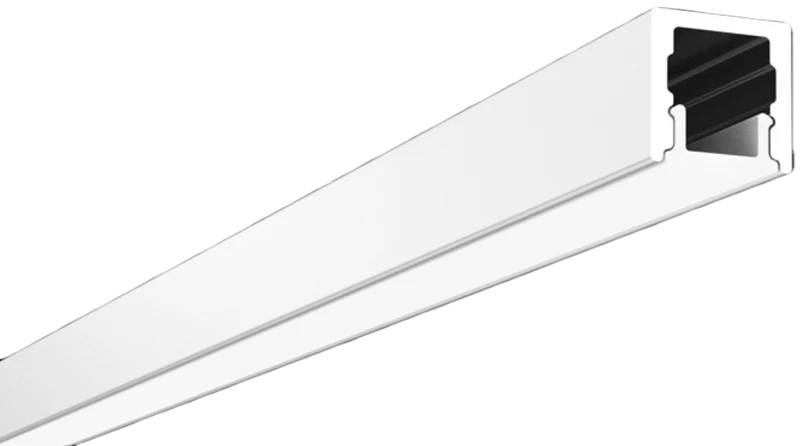 Profilé d'aluminium Étroit avec diffuseur NTALB-134 pour Ruban DEL lumineux 2 mètres