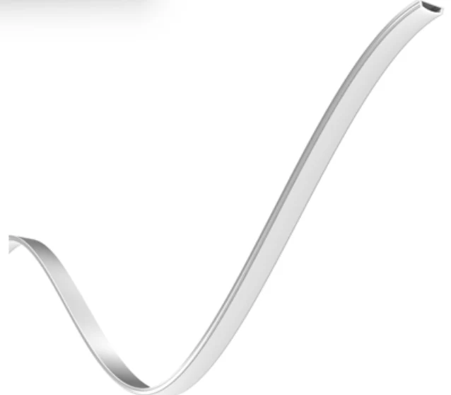 Profilé d'aluminium avec diffuseur NTALB-114 pour Ruban DEL lumineux 2 mètres