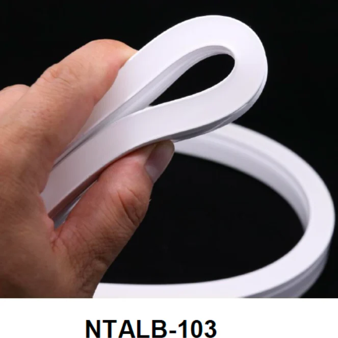 Profilé de silicone NTALB-103 pour ruban DEL lumineux 5 mètres